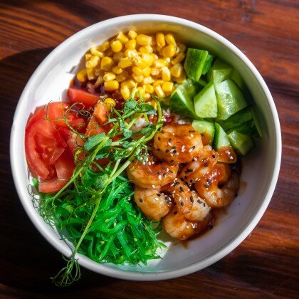 Поке с креветкой