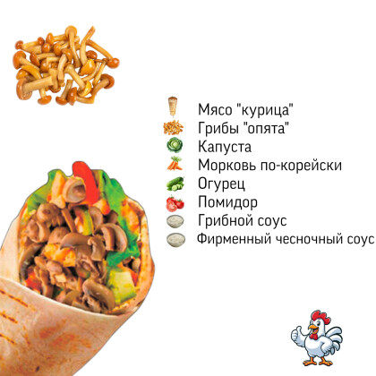 Шаурма «Грибная»