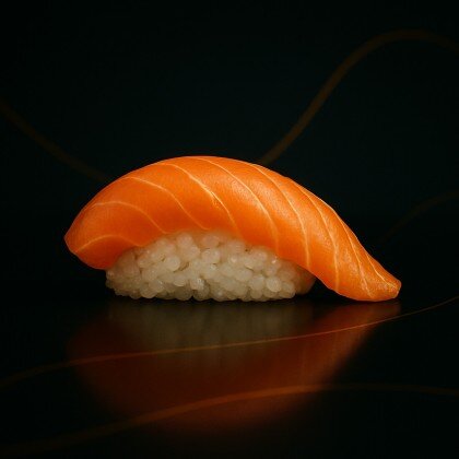 Нигири с лососем