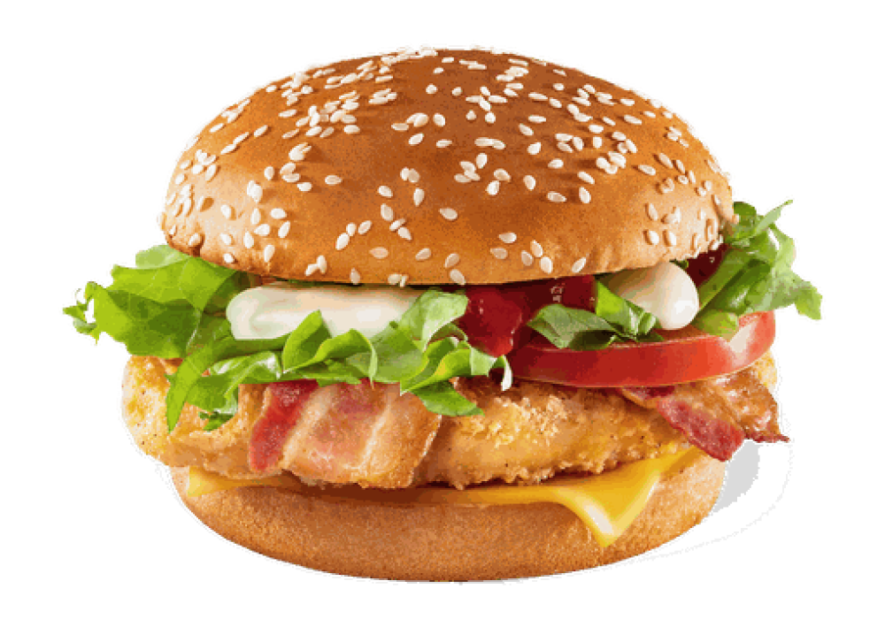 Чикинбургер с беконом