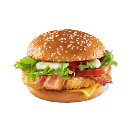 Чикинбургер с беконом