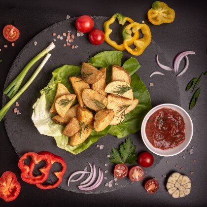 Картофель по-деревенски