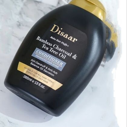 Disaar Кондиционер для волос с бамбуковым углем и мятой, 385 мл