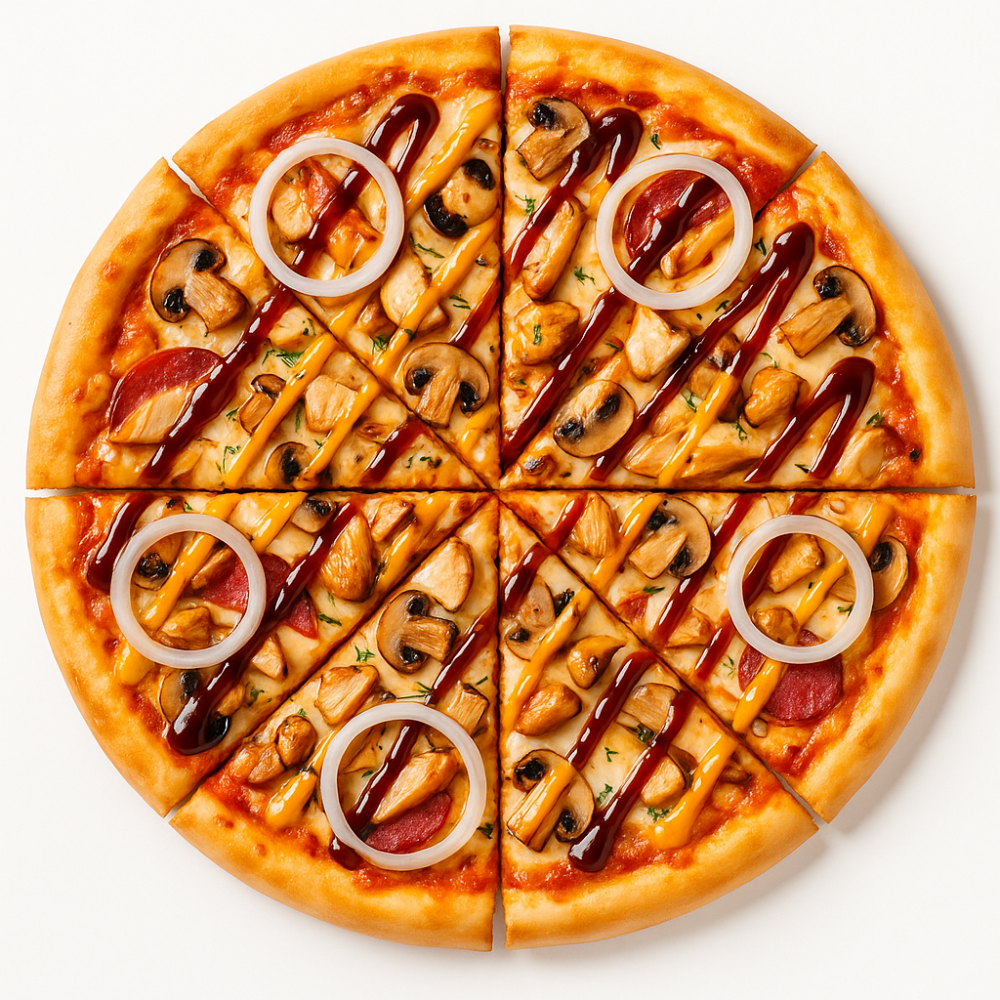 Пицца «Цыплёнок Барбекю» с доставкой в Молодечно