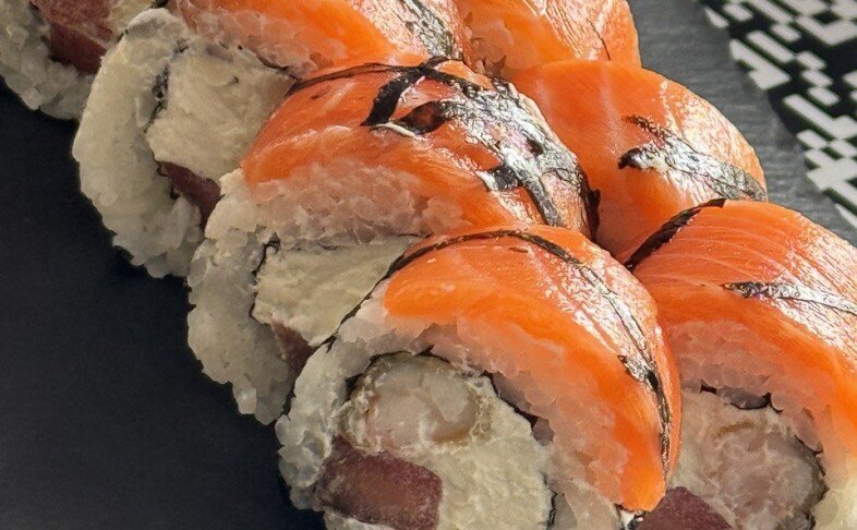 Ролл Форель Креветка