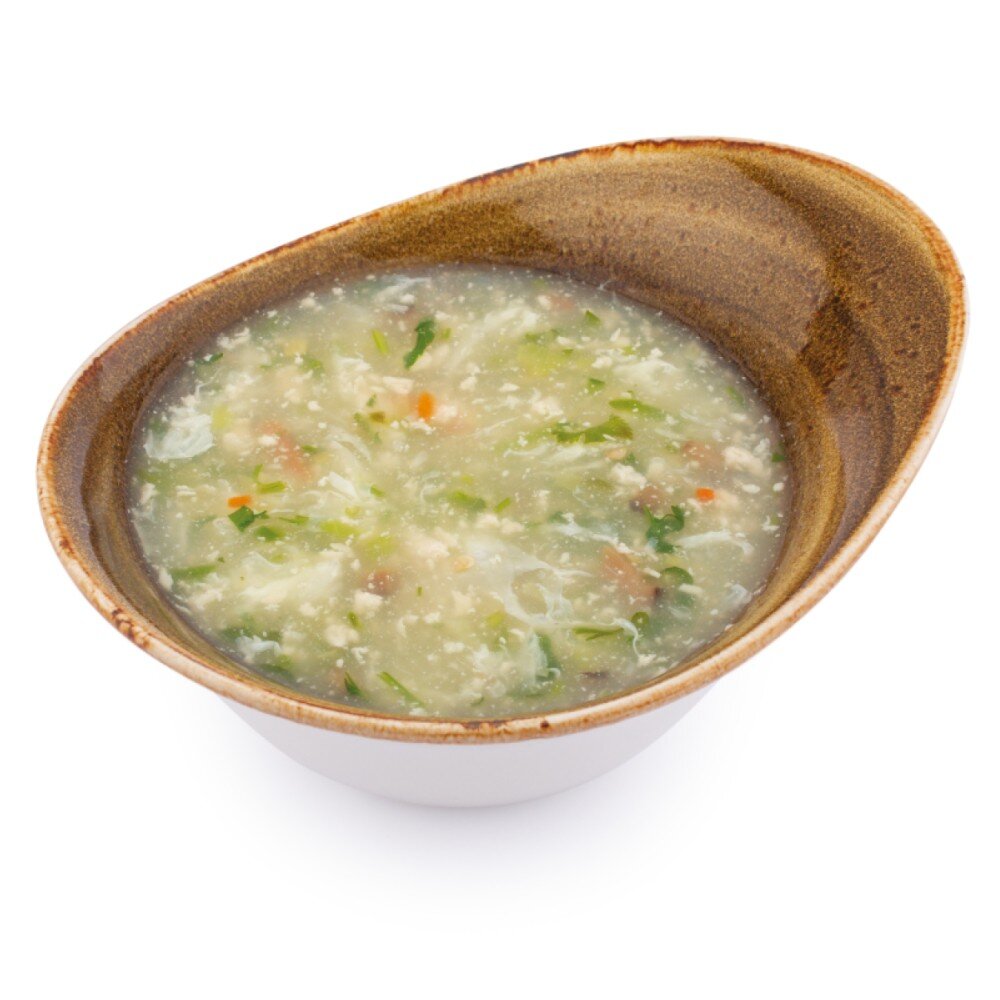 Специальное предложение Острый куриный суп с чесноком
