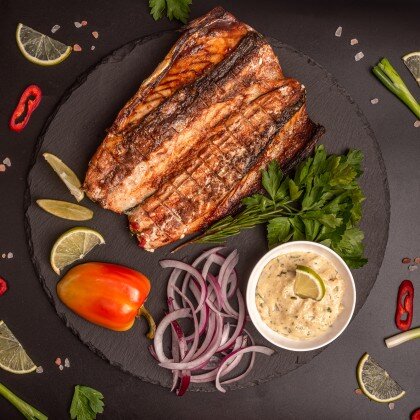 Скумбрия на углях