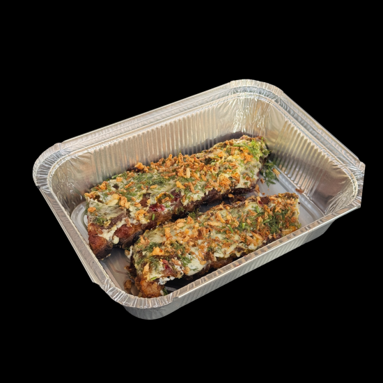 Ребра гриль с глазурью из сыра Дор Блю (с голубой плесенью)