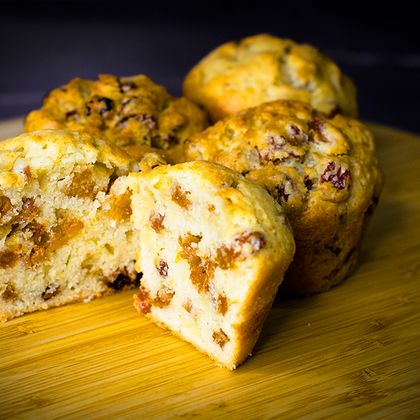 Кекс с изюмом (4шт.)