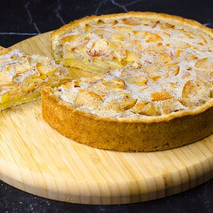 Киш "Яблоки и корица"