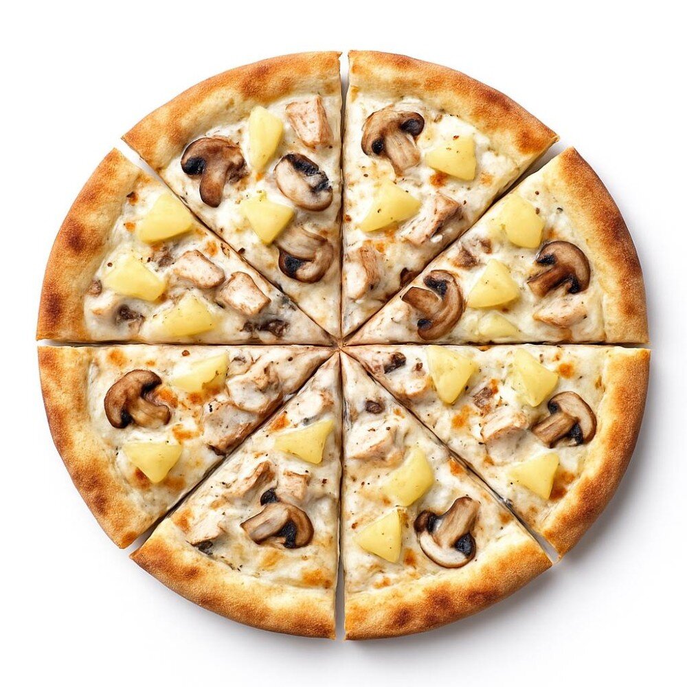 Ананас с грибами