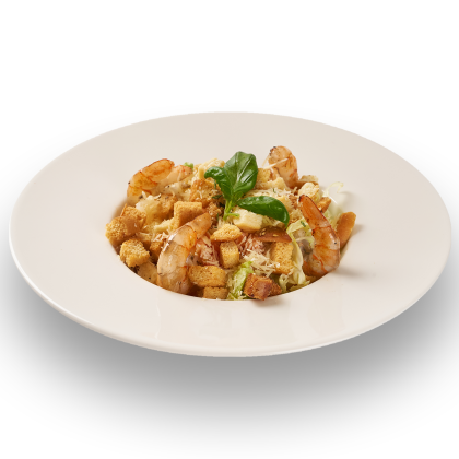 Салат а-ля «Цезарь с Креветками»