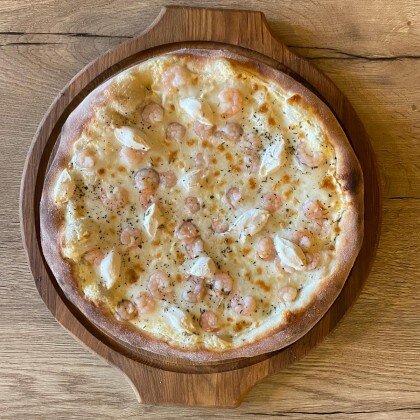 Пицца «Сливочная креветка»