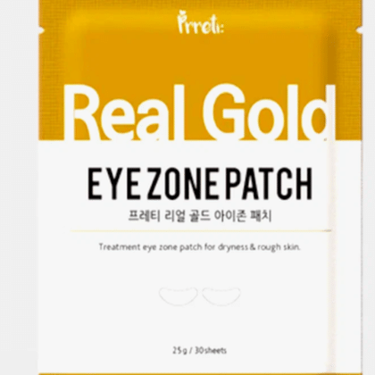 Prreti Патчи антивозрастные с золотом и коллагеном 30шт Eye Zone Patch Real Gold