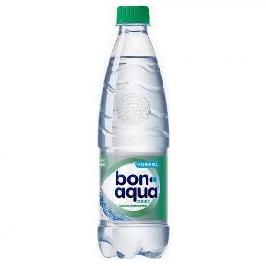Вода «BonAqua» среднегазированная