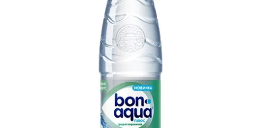 Вода BonAqua среднегазированная