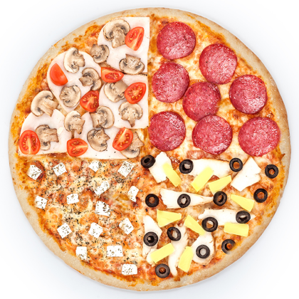 Пицца «4 Вкуса» 30см/40см/50см