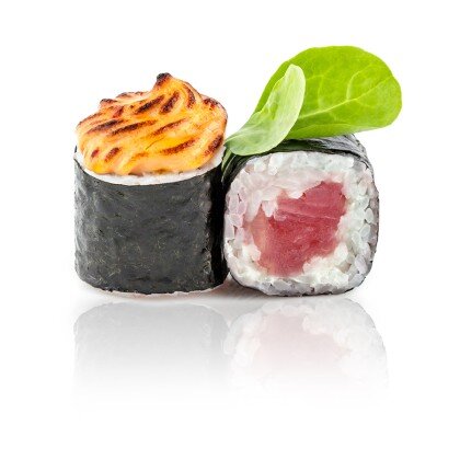 Запеченный ролл с тунцом