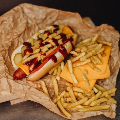 Хот дог «Сырный»