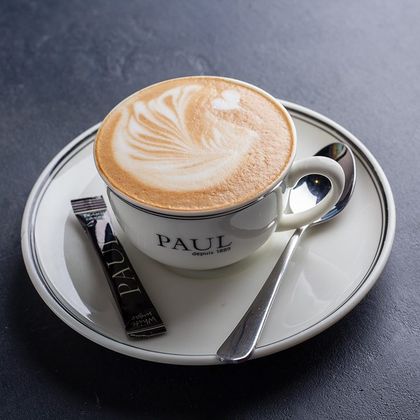 Капучино двойной с кокосовым молоком