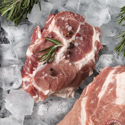 П/ф мясной натуральный из свинины крупнокусковой бескостный "Шейная часть свиная" охлажденный