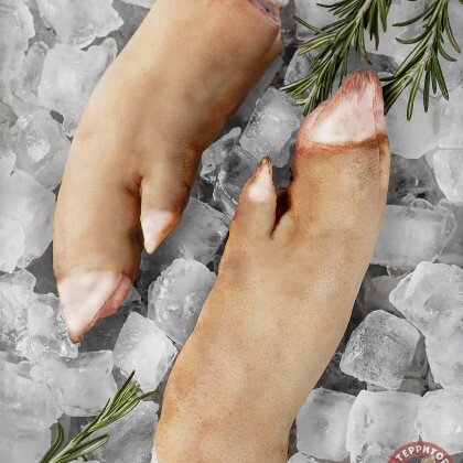 Субпродукты мясные обработанные "Ноги свиные" охлажденные