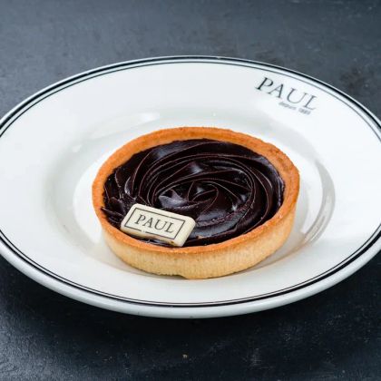 Тарталетка с шоколадным ганашем