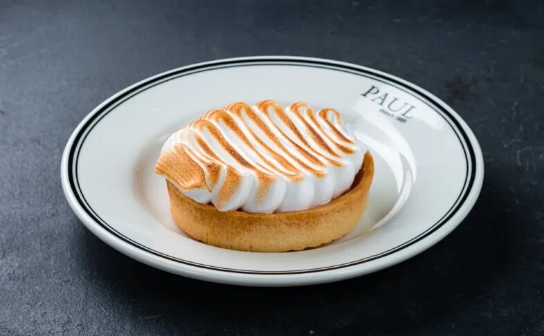 Тарталетка "Лимонная" с меренгой