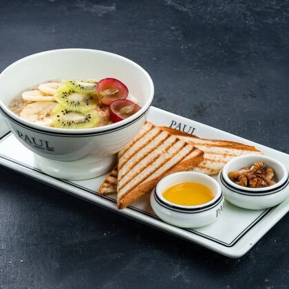 Овсяная с медом и орехами