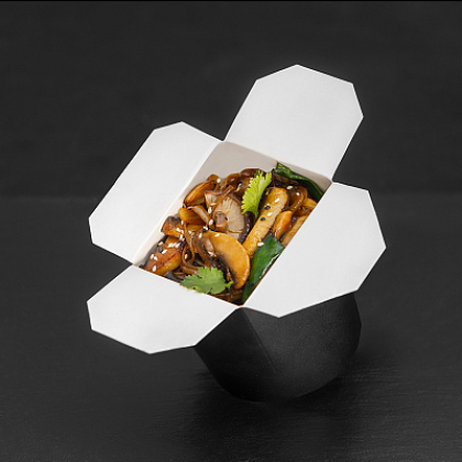 Гречневая лапша с грибами