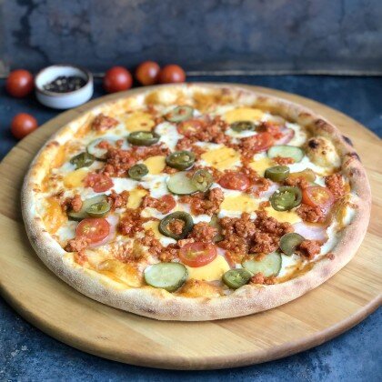 Пицца "Чизбургер"