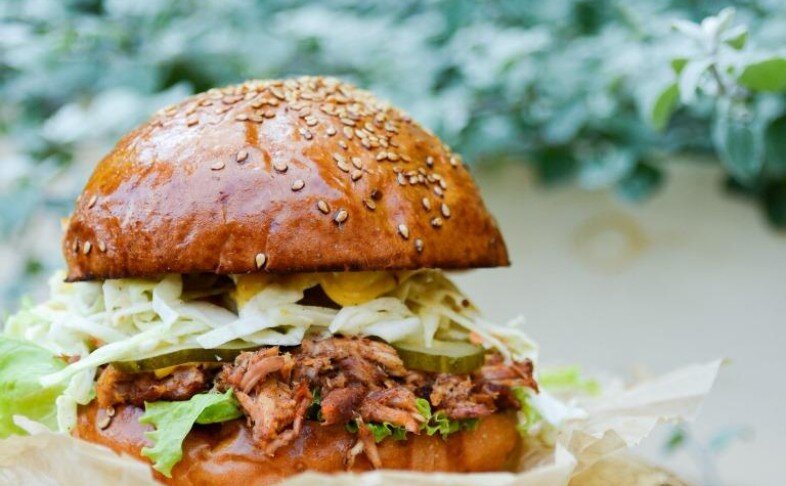 Бургер «Рваный Гари» с говядиной