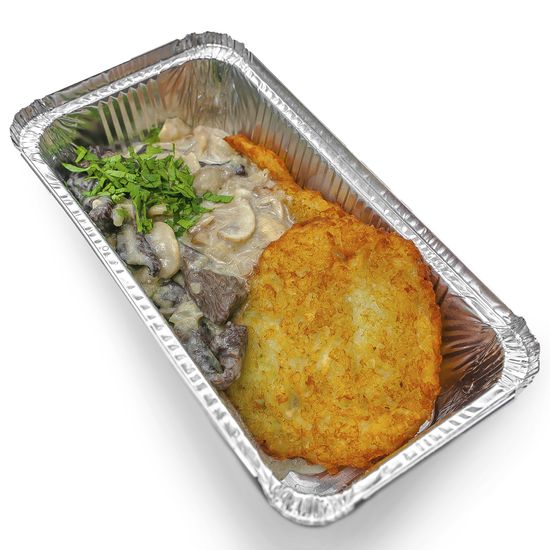 Драники с говядиной