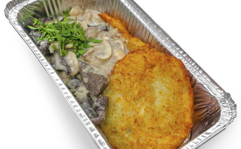 Драники с говядиной