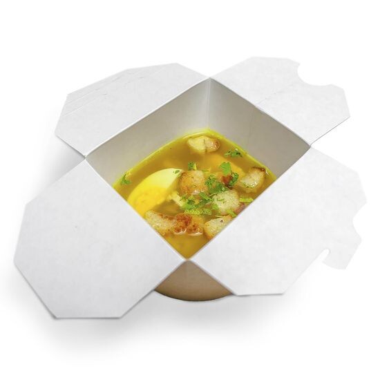 Куриный бульон с яичной лапшой