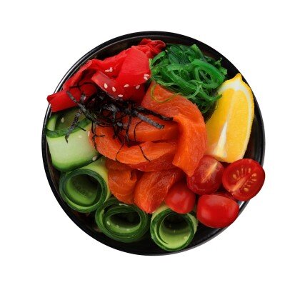 Салат «Поке с форелью»