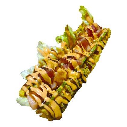 Суши-Дог с лососем и тунцом