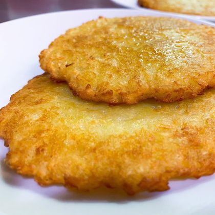Драники со сметаной