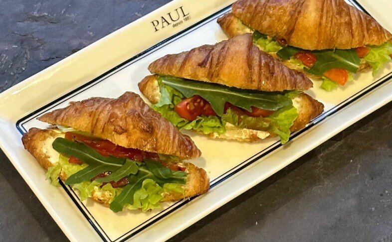 Набор мини круассанов с печеным перцем 9(шт)