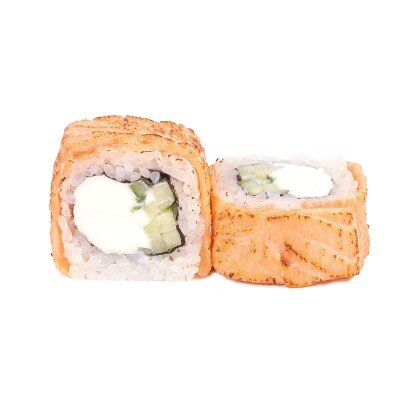 Ролл  опаленный "Филадельфия" с огурцом (8 шт)