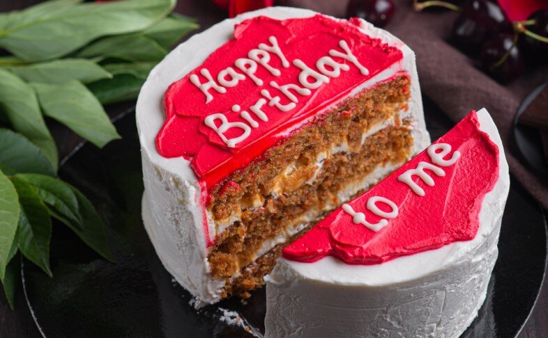 Бенто-торт "Морковный" с соленой карамелью