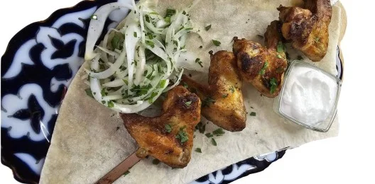 Куриные крылышки на мангале