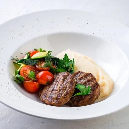 Рубленные котлеты из телятины и индейки