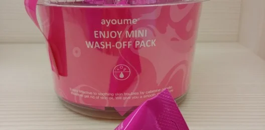 Ayoume Успокаивающая маска для лица с каламином Enjoy Mini Wash Off Pack