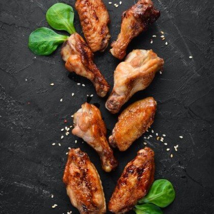 Крылышки гриль