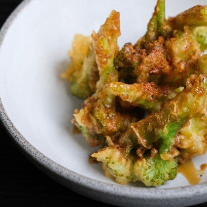 Брокколи с кремом васаби