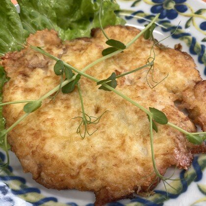 Филе цыпленка  жареное в сыре