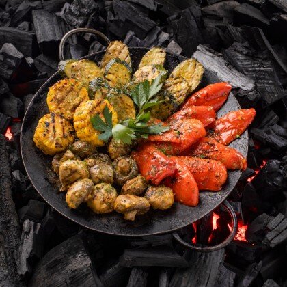 Овощной сет на углях