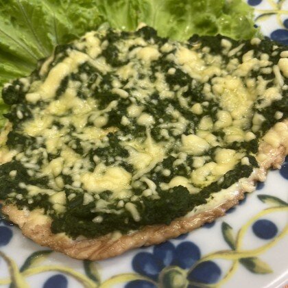 Филе цыпленка запеченное со шпинатом и сыром