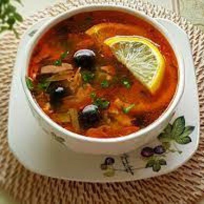 Солянка мясная по домашнему